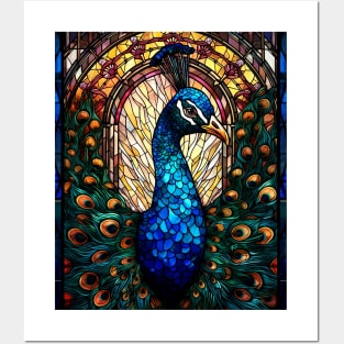 Beautiful peacock face Posters and Art
